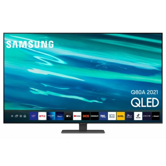 TV intelligente Samsung QE55Q80A 55" 4K Ultra HD QLED HDR10+ TIZEN OS