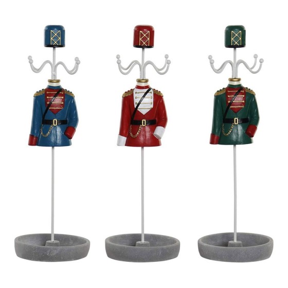 Porte-bijoux DKD Home Decor Métal Résine (3 pcs) (9 x 8 x 33 cm)