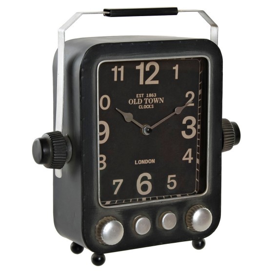 Horloge de table DKD Home Decor Vintage Fer (28 x 10 x 31.5 cm)