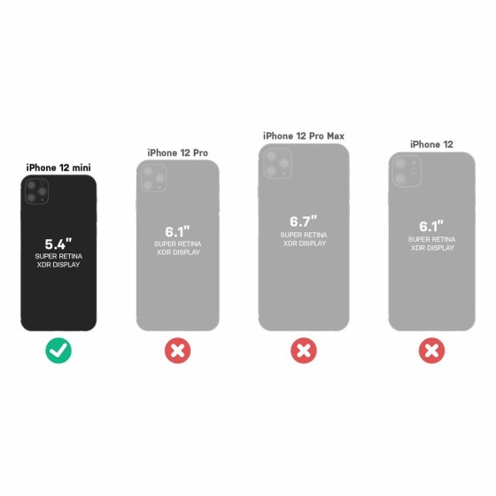 Protection pour téléphone portable Otterbox 77-65373             Transparent iPhone 12 Mini