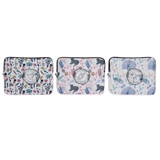 Étui pour iPad DKD Home Decor Polyester Coton (3 pcs)