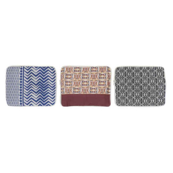 Étui pour iPad DKD Home Decor Polyester Ethnique (3 pcs)