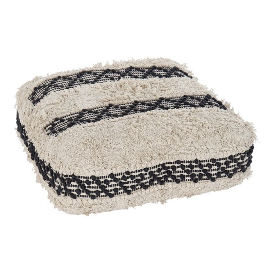 Coussin DKD Home Decor Noir Coton (60 x 60 x 30 cm)