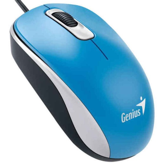 Souris avec Câble et Capteur Optique Genius DX-110 Bleu