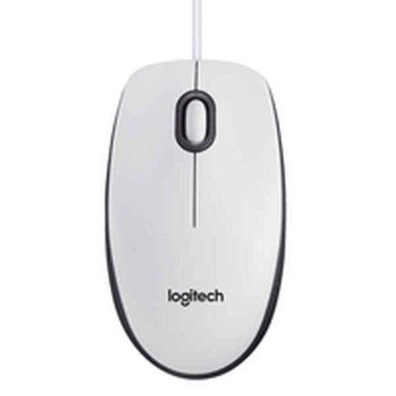 Souris Optique Logitech B100 800 dpi Blanc