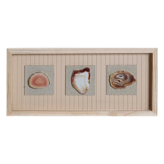 Cadre DKD Home Decor Verre Bois MDF (40 x 3.5 x 18 cm)