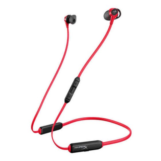 Casques Bluetooth avec Microphone Hyperx Cloud Rouge Sans fil