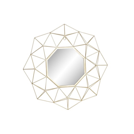 Miroir DKD Home Decor Fer Doré (60 x 5 x 60 cm)