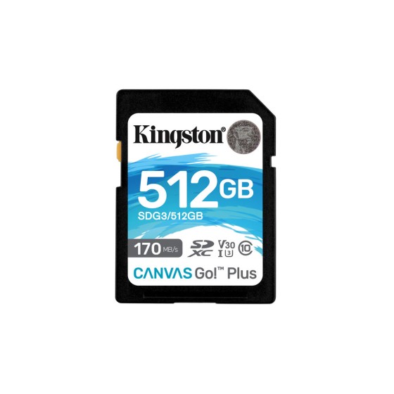 Carte Mémoire Micro SD avec Adaptateur Kingston SDG3/512GB           Cours 10 512 GB SDXC UHS-I