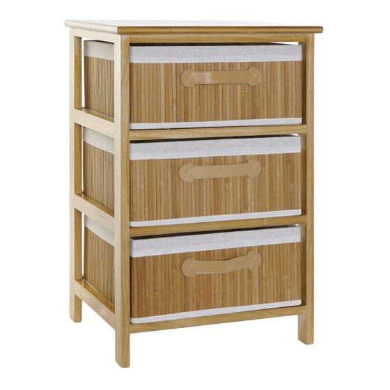 Caisson à Tiroirs DKD Home Decor Bois de paulownia Naturel (42 x 32 x 63 cm)