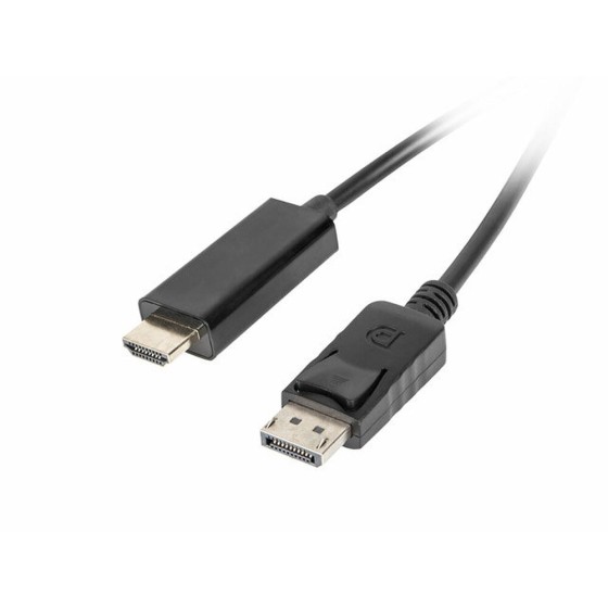 Câble DisplayPort vers HDMI Lanberg CA-DPHD-10CC-0010-BK Noir 1 m