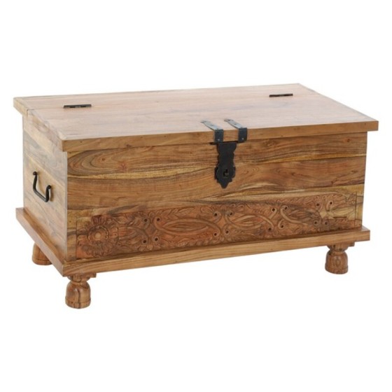 Coffre DKD Home Decor Acacia (90 x 41 x 45 cm)