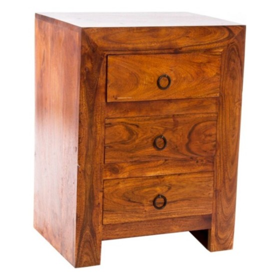 Table de Nuit DKD Home Decor Bangalore Acacia (45 x 35 x 60 cm)