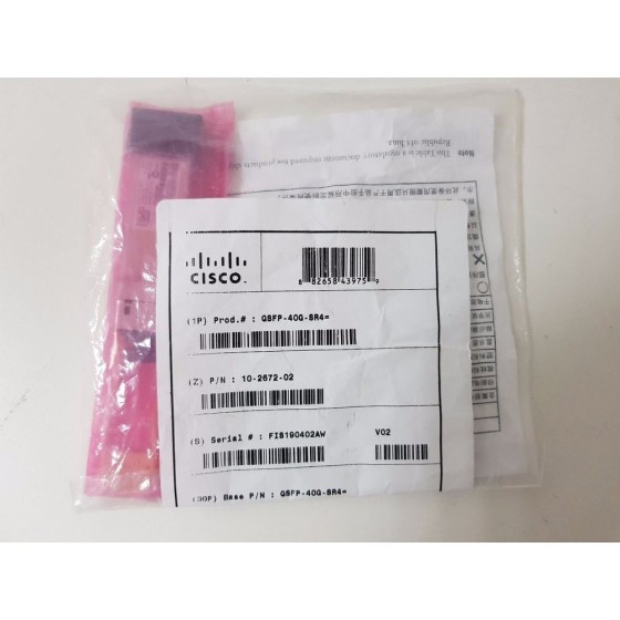 Talkie-walkie CISCO QSFP-40G-SR4       